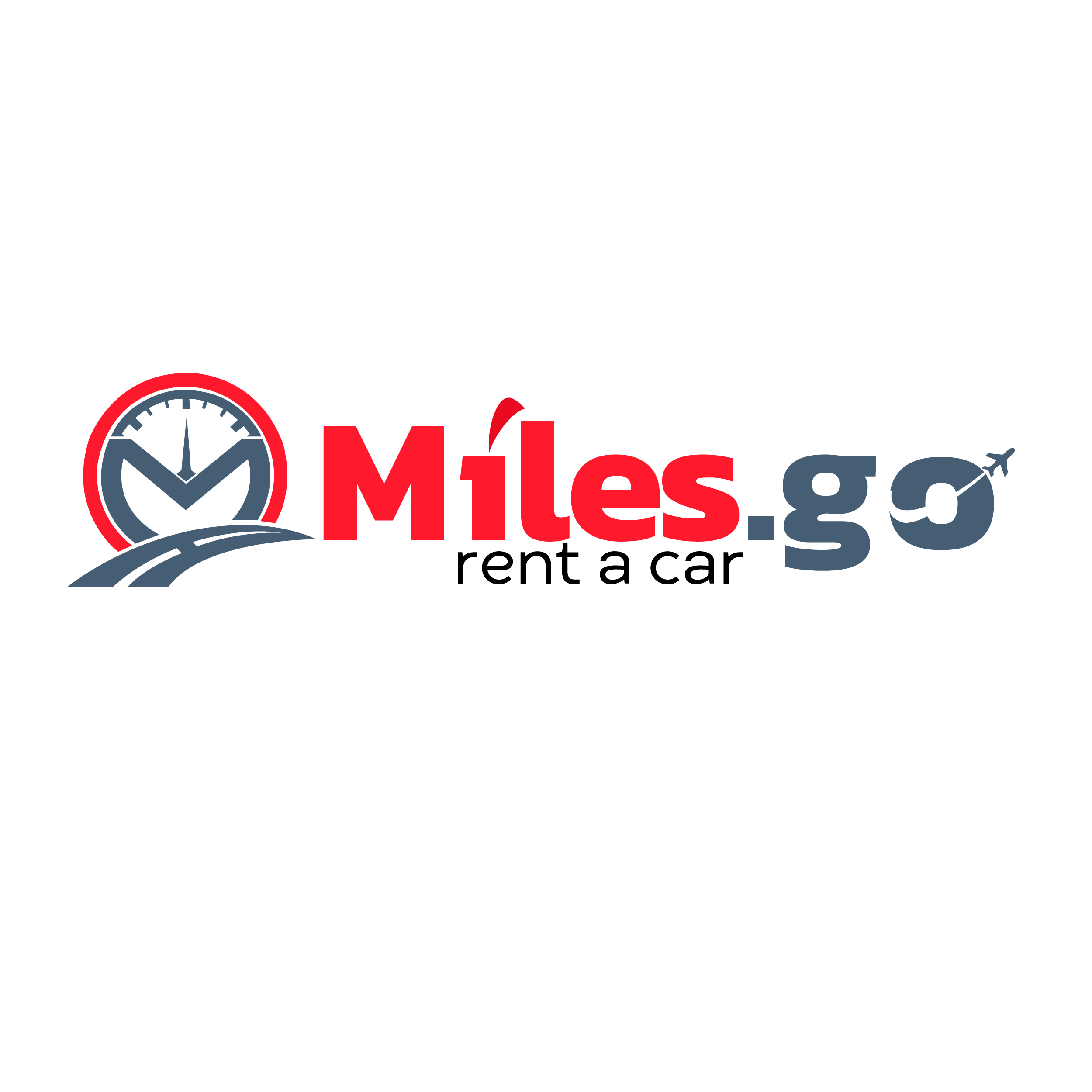Miles Go Rent A Car Logo